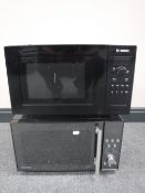 A Bosch microwave,