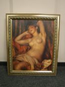 An artagraph edition : Reclining nude study, 56cm x 70cm ,