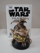 A boxed Gentle Giant Star Wars Salacious Crumb collectable bust