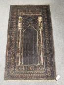 An old Baluchi rug,