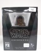 A boxed Gentle Giant Star Wars Chewbacca collectable bust