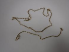 A 9ct gold chain,