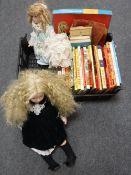 A box of mid 20th century and later annuals including Tiger, Circus Boy, Soccer etc,