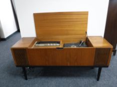 A teak cased Alba radiogram
