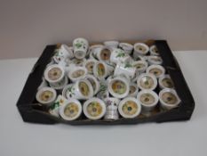 Seven boxes of scented flower pot candles