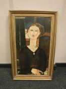 An artagraph edition : Portrait of a lady, 40cm x 71cm,