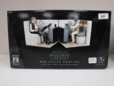 A boxed set of Gentle Giant Star Wars Moss Eisley Cantina limited edition bookends