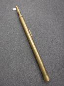 A brass telescope