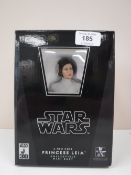 A boxed Gentle Giant Star Wars A New Hope Princess Leia collectable bust