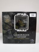 A boxed Gentle Giant Star Wars Gamorrean Guard collectable bust