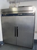 A William's stainless steel double door fridge freezer (one view in loading bay No.