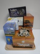 A tray of ten boxed Tusker elephant ornaments