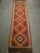 A Suzni Kilim runner,