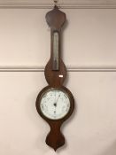 A 19th century rosewood barometer