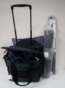 A Thermos coolbag together with two Lazzar bags,