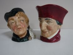 Two Royal Doulton character jugs, 'The Cardinal',
