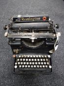 A vintage Remington Standard typewriter