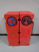 Two gasoline/diesel fuel tanks