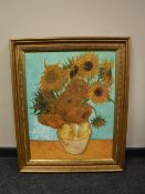 An artagraph edition : 'Still Life With Sunflowers',