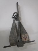 A vintage Brydon Boy lightweight anchor