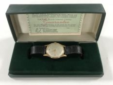A Gent's vintage 9ct gold Rolex Precision wristwatch,