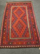 An old Ghalmori wool Kilim,