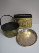 A plated gallery tray,