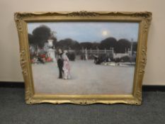 An artagraph edition: 'Figures In Moonlight', 94cm x 67cm,