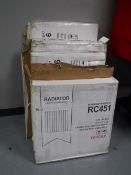 Six boxed radiators