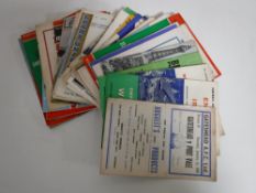 A small quantity of mid twentieth century and later match day programmes, including internationals,