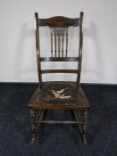 An early twentieth century rocking chair (restoration project)