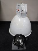 An industrial hallogen lamp,