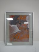 A framed Howard Hawkrigg pastel drawing,