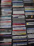 A box containing approximately 300 CD's, jazz, easy listening etc,