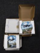 Two water colour studies Vietnamese fishing scenes,