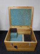 A pine medical instrument case