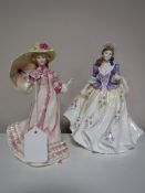 Two Royal Doulton figures 'Sweet Lilac' HN3972 and 'Springtime' HN3477