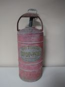 A vintage French fire extinguisher