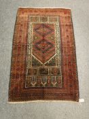 An old Beluchi rug,