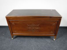 A camphor wood chest