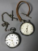 Two pocket watches with Alberts (2)