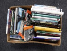 A box of books;