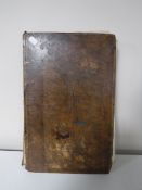 A mid 19th century leather bound Holy Bible