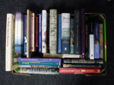 A box containing a good collection of books covering local history,