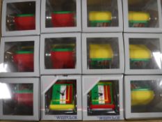 Two boxes containing twenty four Westclox quartz alarm clocks