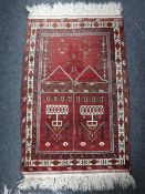 An Afghan village rug,