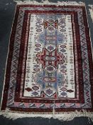 A Turkish rug of Anatolian design,