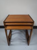 A nest of three G-Plan tables CONDITION REPORT: Overall in good condition.