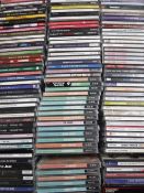 A box containing approximately 300 CD's, easy listening,