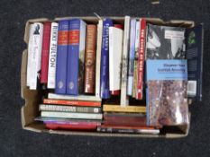 A box of books;